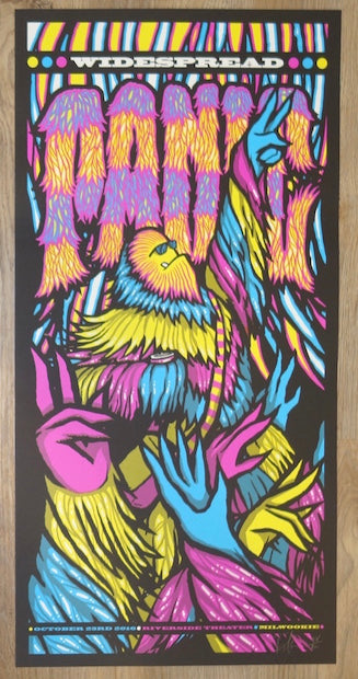 2016 Widespread Panic - Milwaukee III Silkscreen Concert Poster by Brad Klausen