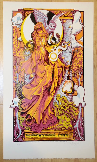 2016 Widespread Panic - Minneapolis Linocut Concert Poster by AJ Masthay