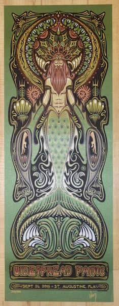 2016 Widespread Panic - St. Augustine II Silkscreen Concert Poster