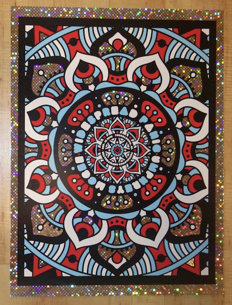 2016 Widespread Panic - Tuscaloosa Big Dots Foil Variant Poster by Nate Duval