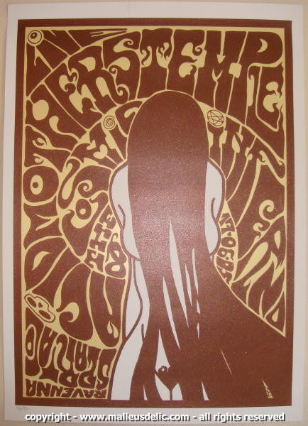 2005 Acid Mothers Temple - Ravenna Silkscreen Concert Poster by Malleus