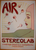 2004 Air & Stereolab Silkscreen Concert Poster by Tara McPherson