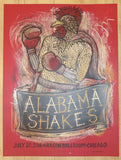2016 Alabama Shakes - Chicago II Silkscreen Concert Poster by Dan Grzeca