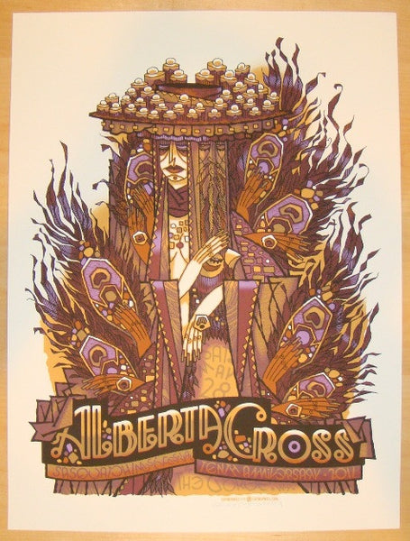 2011 Alberta Cross - Sasquatch! Silkscreen Concert Poster by Guy
