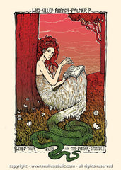 2009 Amanda Palmer - Silkscreen Tour Poster by Malleus