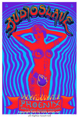 2005 Audioslave - Phoenix Silkscreen Concert Poster by Emek