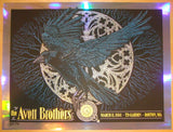 2014 Avett Brothers - Boston Foil Variant Poster by Todd Slater