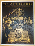 2014 Avett Brothers - Jacksonville Concert Poster by Todd Slater