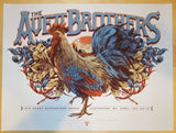 2015 The Avett Brothers - Huntington Silkscreen Concert Poster by Ken Taylor