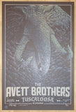 2016 The Avett Brothers - Tuscaloosa Green Variant Concert Poster by Moctezuma