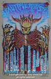 1999 Marilyn Manson & Megadeth Board Variant Poster by Emek