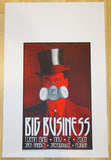 2009 Big Business - Uncut Concert Poster by Chuck Sperry