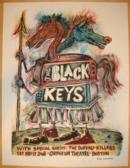 2008 The Black Keys - Boston Concert Poster by Dan Grzeca