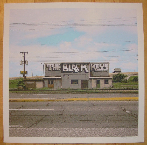 2012 The Black Keys - Merriweather Silkscreen Concert Poster by Crosshair