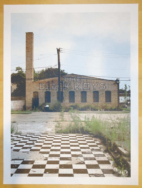 2014 The Black Keys - Louisville Silkscreen Concert Poster by Crosshair