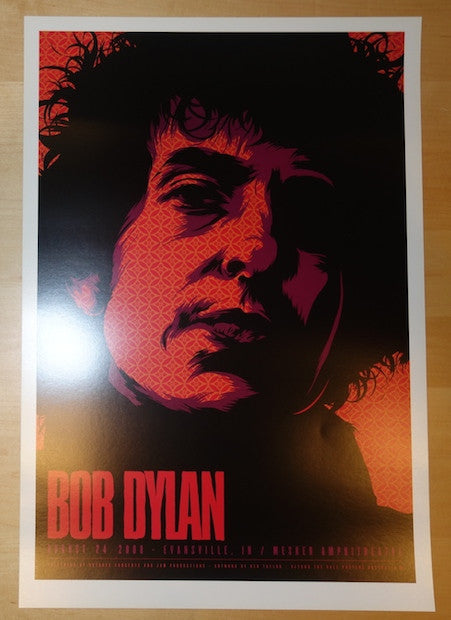 2008 Bob Dylan - Evansville Concert Poster by Ken Taylor