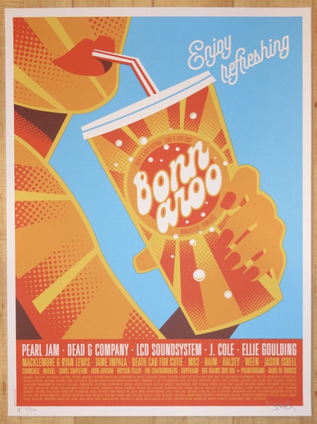 2016 Bonnaroo Music & Arts Festival - Silkscreen Concert Poster by