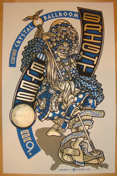 2011 Bright Eyes - Portland Silkscreen Concert Poster by Guy
