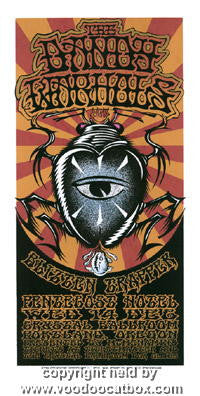 2005 Dandy Warhols - Portland Silkscreen Concert Poster by Gary Houston