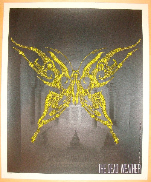 2009 The Dead Weather - Los Angeles I Silkscreen Concert Poster by Todd Slater