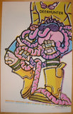 2007 Deerhunter - Silkscreen Concert Poster by Guy Burwell