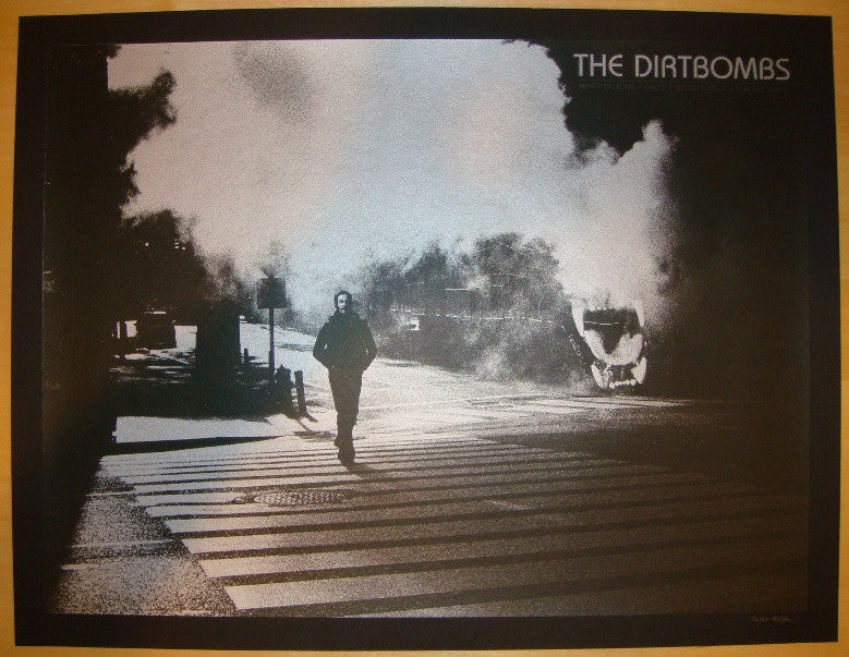2008 The Dirtbombs - Austin Silkscreen Concert Poster by Rob Jones