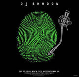 2006 DJ Shadow - Green Silkscreen Concert Poster by Emek