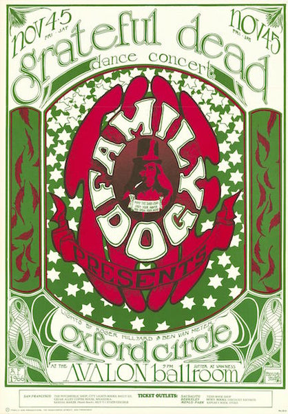 1966 Grateful Dead / Oxford Circle - Avalon Ballroom Concert