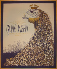 2009 Gene Ween - Silkscreen Concert Poster by Todd Slater