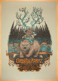 2010 Grizzly Adamz - Silkscreen Concert Poster by Marq Spusta