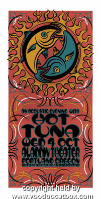 2006 Hot Tuna Silkscreen - Portland Concert Poster by Gary Houston