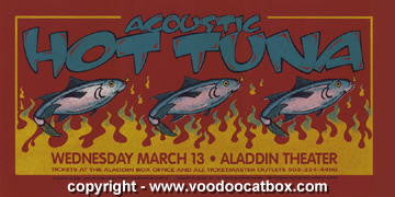 2002 Hot Tuna - Portland Silkscreen Concert Poster by Gary Houston