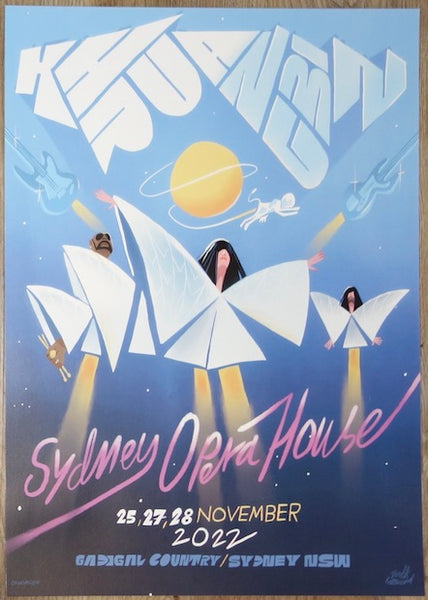 2022 Khruangbin - Sydney Concert Poster by Bendix | JoJo's Posters
