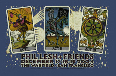 2004 Phil Lesh - San Francisco Silkscreen Concert Poster by Gary Houston