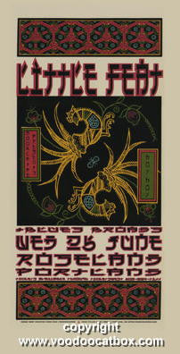 2003 Little Feat - Portland Silkscreen Concert Poster by Gary Houston