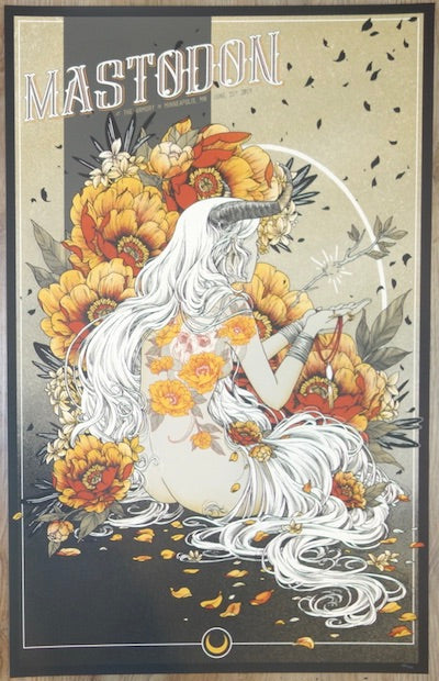 2019 Mastodon - Minneapolis Silkscreen Concert Poster by Erica Williams