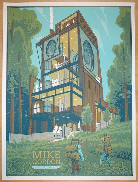 2014 Mike Gordon - San Francisco Silkscreen Concert Poster by Rich Kelly