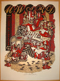 2009 M Ward - Silkscreen Concert Poster by Guy Burwell