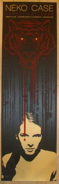 2005 Neko Case - NYC Silkscreen Concert Poster by Todd Slater