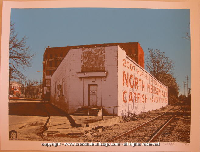 2007 North Mississippi Allstars - Chicago Silkscreen Concert Poster by Crosshair