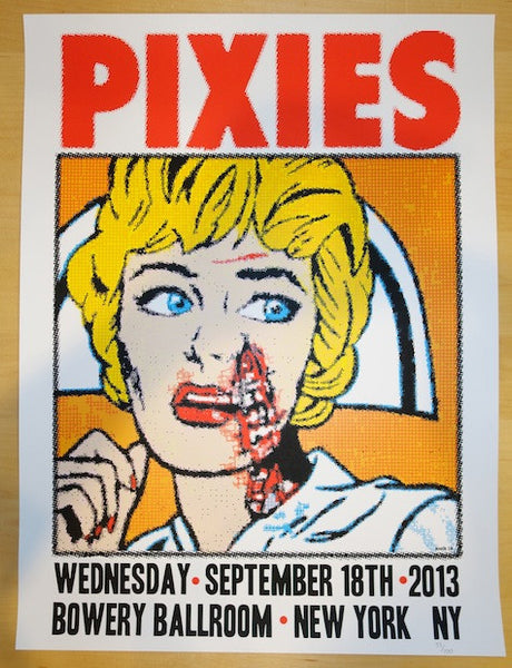 2013 The Pixies - NYC II Silkscreen Concert Poster by Frank 2013 The Pixies - NYC II Silkscreen Concert Poster by Frank