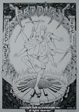 1998 The Prodigy Black & White Variant Concert Poster by Emek