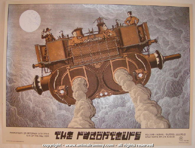 2006 The Raconteurs - Chicago NYE Concert Poster by Rob Jones