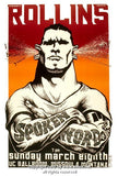 1998 Henry Rollins Spoken Word Silkscreen Poster by Emek