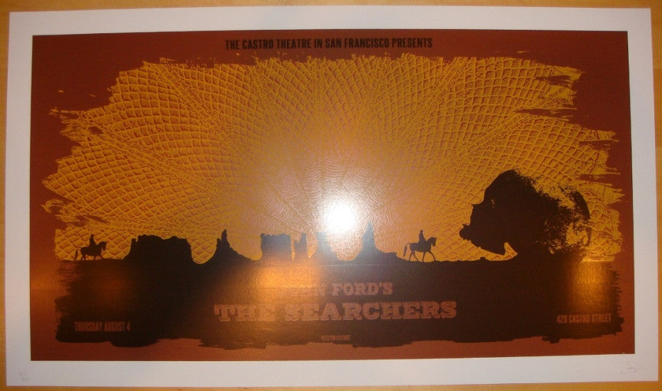 2011 "The Searchers" - Silkscreen Movie Poster by David O'Daniel