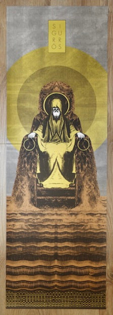 2017 Sigur Ros - North American Tour Silkscreen Concert Poster by Rob Jones