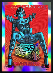2002 Jane's Addiction - Los Angeles Foil Variant Concert Poster by Emek