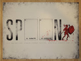 2015 Spoon - Montreal Silkscreen Concert Poster by Silent Giants/Rob Jones