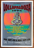 1994 Lollapalooza - Carson Silkscreen Concert Poster by TAZ