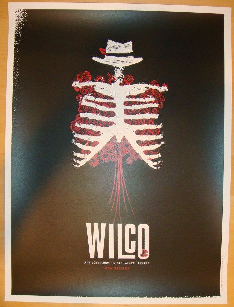 2005 Wilco - New Orleans Silkscreen Concert Poster by Heads of State